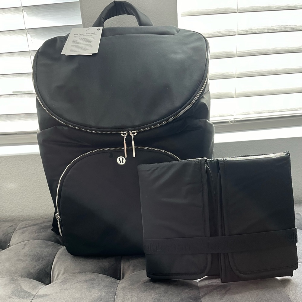 NWT Lululemon New Parent Backpack black